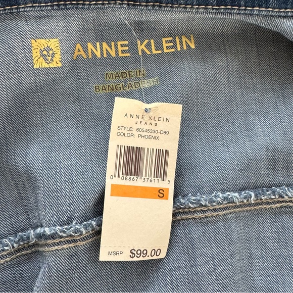 Anne Klein Classic Phoenix Blue Denim Jacket - Picture 4 of 6